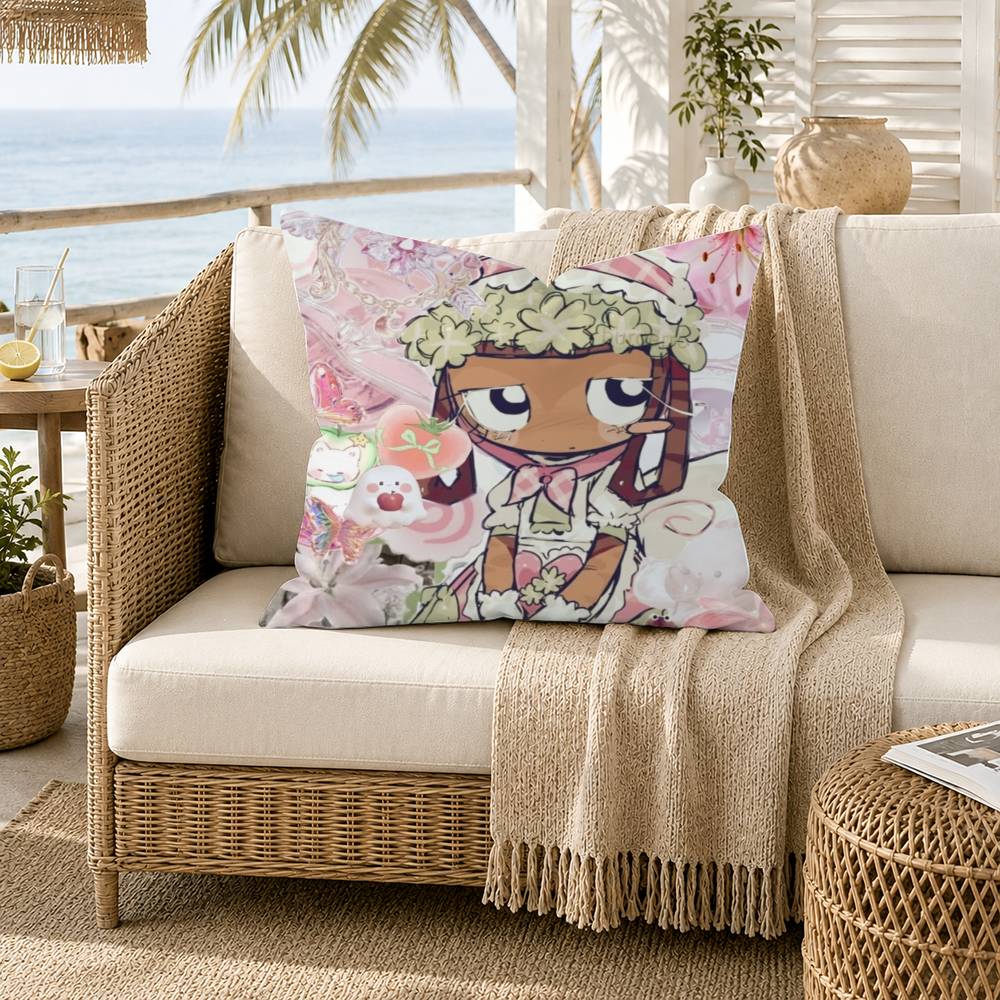Bassie DDandys WWorld Pillow Case for Sofa Living Room Home Office Decor Protective Cover