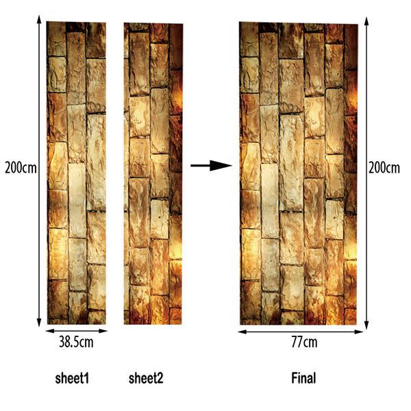 2 teile/satz 3D Rote Rose Sexy Frau Beine DIY Tür Kunst Wandbild Aufkleber Home Decor Wohnzimmer Selbst-klebe PVC Wand Aufkleber Poster