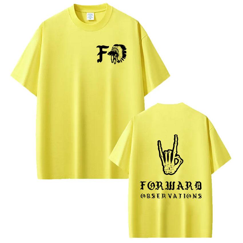 Forward Observations Group Skeleton Tshirt Unisex Women Clothing Fashion Oversized Casual Short Sleeve T Shirt Harajuku Streetwear