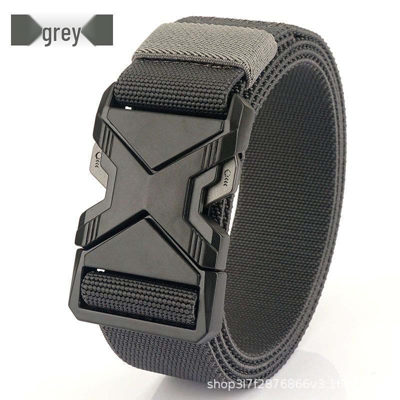 

Men s Outdoor Tactical Stretch Belt with Quick Release Buckle Length 120cm, Width 3.8cm