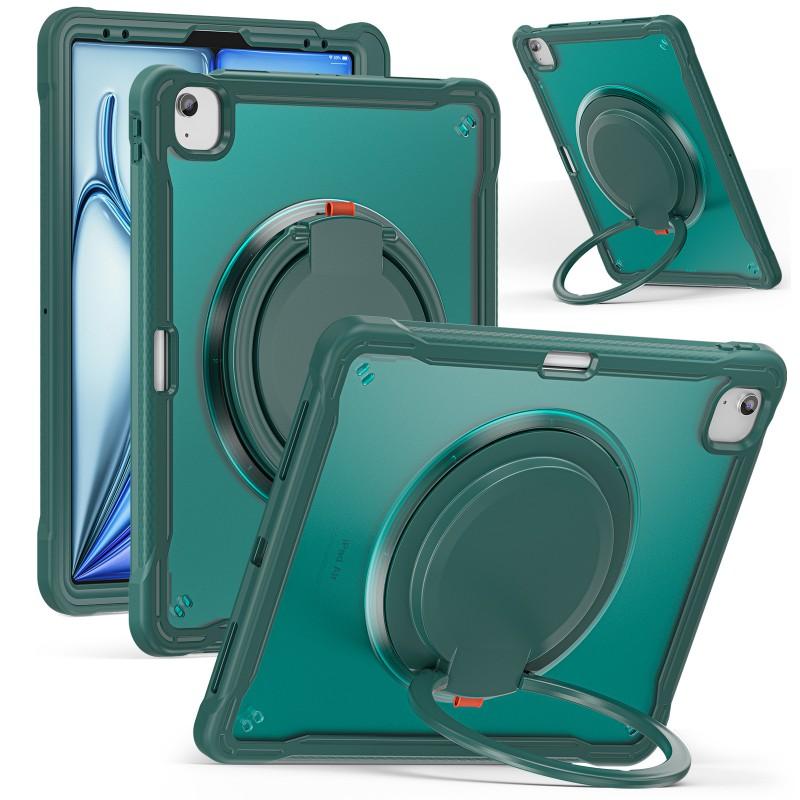 IPad 11th Gen Air 11-inch Protective Case With Acrylic Wrist Strap Kickstand Shockproof PC Shell Travel Use