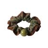 Women's Retro French Hairband With Pearl Beads And Plaid Design For Elegant Occasions
