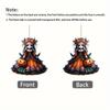 Witch Halloween Pumpkin Pattern Acrylic Pendant For Holiday Decoration Prop