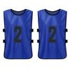12 PCS Adults Soccer Pinnies Quick Drying Football   Jerseys Sports Scrimmage Soccer   Training Numbered Bibs Practice Sports Vest