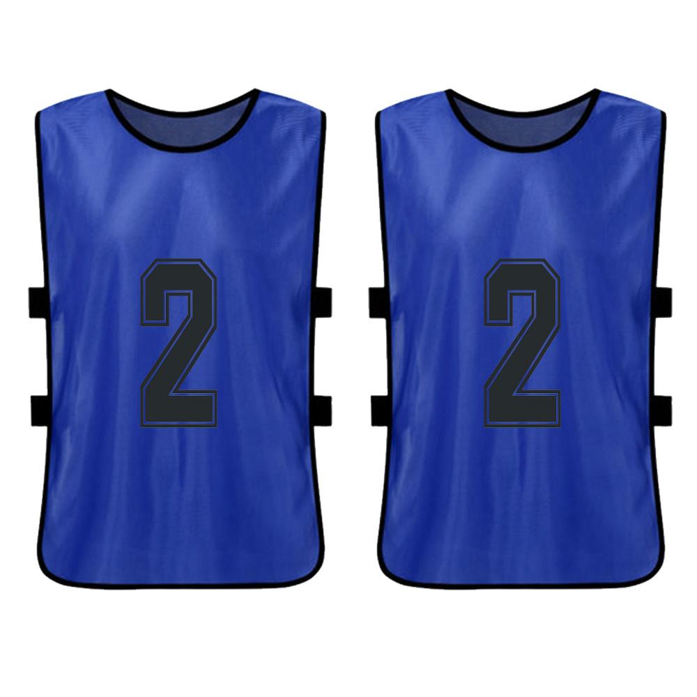 12 PCS Adults Soccer Pinnies Quick Drying Football Jerseys Sports Scrimmage Soccer Training Numbered Bibs Practice Sports Vest