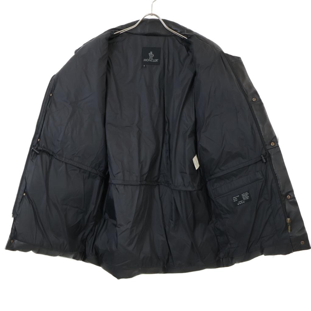 MONCLER Black Tag Sheepskin Down Jacket Jacket 3 blackUsed