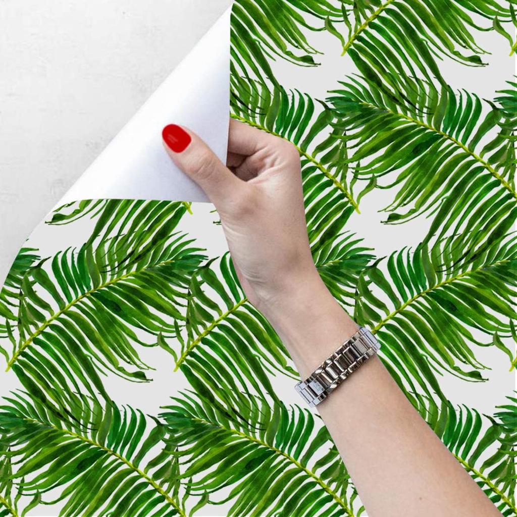 Tropical Palm Leaf Wallpaper Peel and Stick Wallpaper Self Adhesive Wallpaper Palm Leaf Contact Paper Jungle Wallpaper