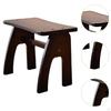 Wood Stool Footrest Sturdy Portable Solid Shoe Changing Footstool Multipurpose for Kitchen Nursery