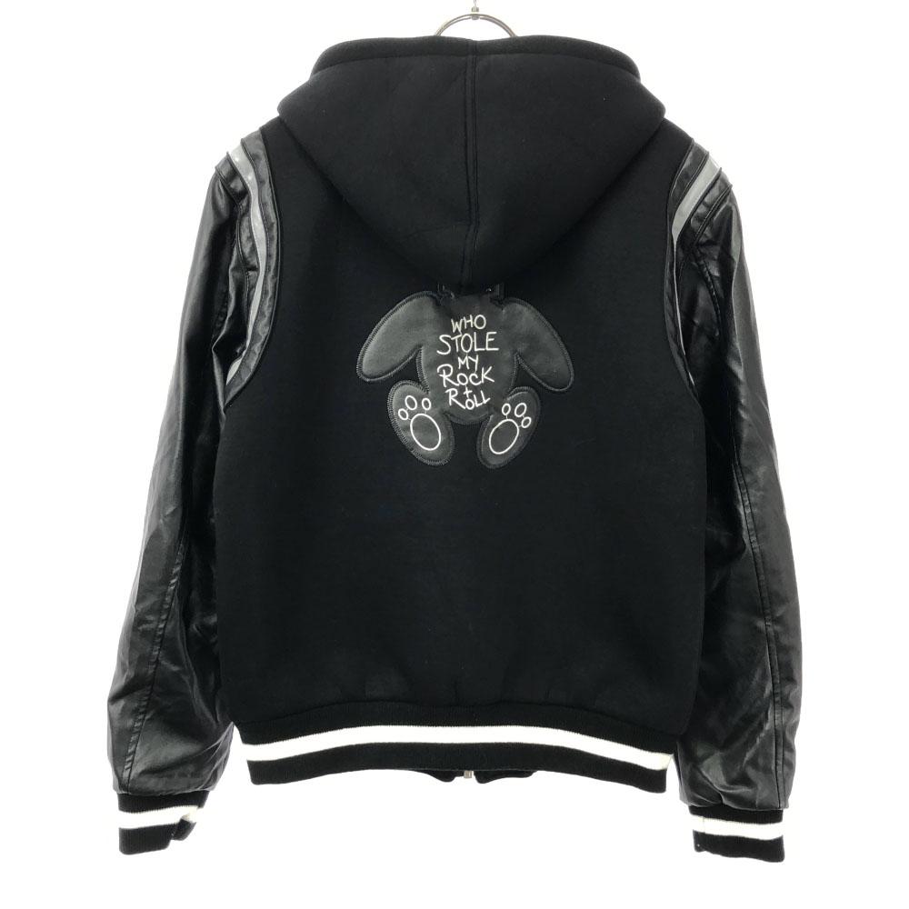 John Richmond Hooded Stajan 16 Black Series Quilted Lining Men's Used