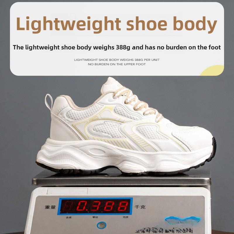 Ultra Light Safety Shoes Women Breathable Work Shoes Height Increase 5Cm Work Sneakers With Plastic Toe Non Slip Shoes For Work