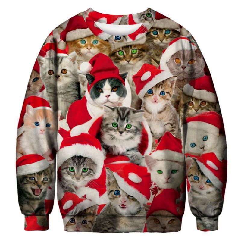Grinch Christmas Cartoon Hoodie Unisex Long Sleeve Crewneck Sweatshirt Teens Casual Print Top