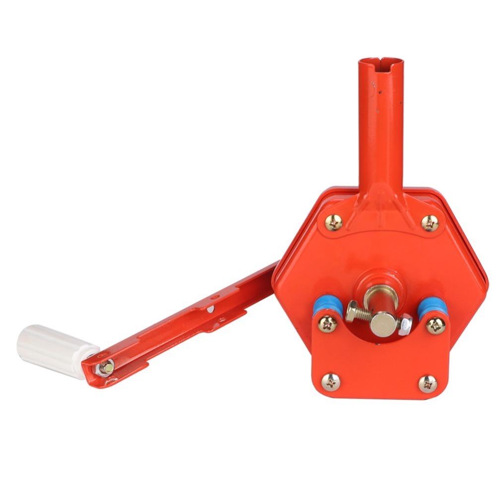 Self Locking Manual Film Coiler Device Adjustable Handle Manual Film Winder