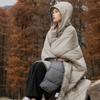Outdoor Wearable Cloak Sovepose Bærbar Warming Sovepose Lett bomullssovepose