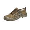 Round Head Composite Bottom Non-slip and Wear-resistant Men's Flat Heel Tooling Canvas Shoes Sports Commuting Breathable Spring and Autumn Season