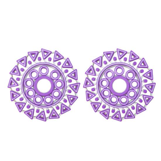 1/2 ks 3D tištěný Fidget Spinner Hračka Úleva od stresu Úzkost Děti Dospívající Dospělí Gyroskop na konečky prstů Přenosná Cestovní Senzorická Rotující Hračka