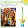 Plush Bear Keychain Soft Stuffed Toy with Clip and Strap Suitable for Bags Backpacks and Keys Durable Attachment Accessory