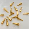 Copper-Plated 18k Gold Teardrop Charm Pendant Chain for DIY Jewelry