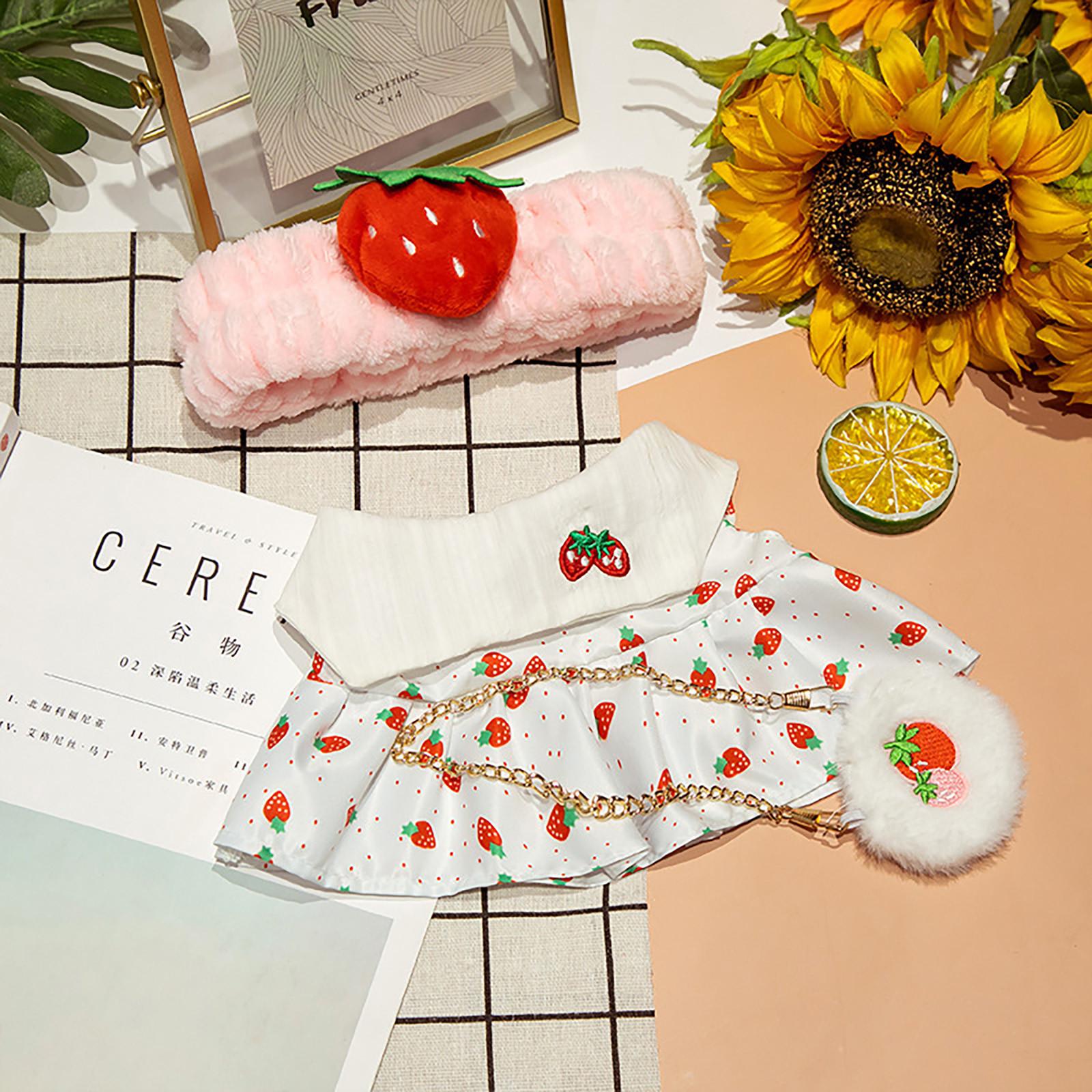 

(H0826)Аксесуари для ляльок 30 см D-uck Плюшевий одяг для ляльок Одяг для ляльок Знімний одяг Шапка Аксесуари для костюмів для плюшевих іграшок