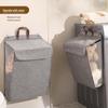Wall-Mounted Foldable Laundry Basket: Bathroom Clothes Hamper & Storage Solution
