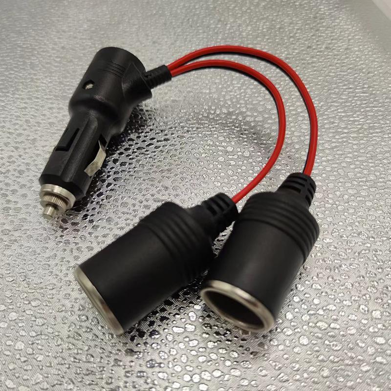 Zigarettenanzünder-Splitter 12V für Autos mit Ein-/Ausschalter, 1 Stecker auf 2 Buchsen, Y-Splitter, Autoteile