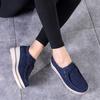 Fashion Lace-up Platform Shoes Genuine Leather Rocker Shoes Slip-on Loafers Elegant Mother Shoes Working Walking Footwear