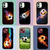 Sports Soccer Football Soft Phone Cover for Apple iPhone 16 11 Pro XS Max X XR 6 7 8 6S Plus + SE 2022 8+ Silicone Case