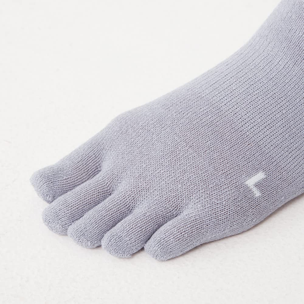 Gunze WASHIITO Washi Soft Elastic Separate Set of Same Color Socks, Yarn, Cuff, Knit, Five-Toe, 2,