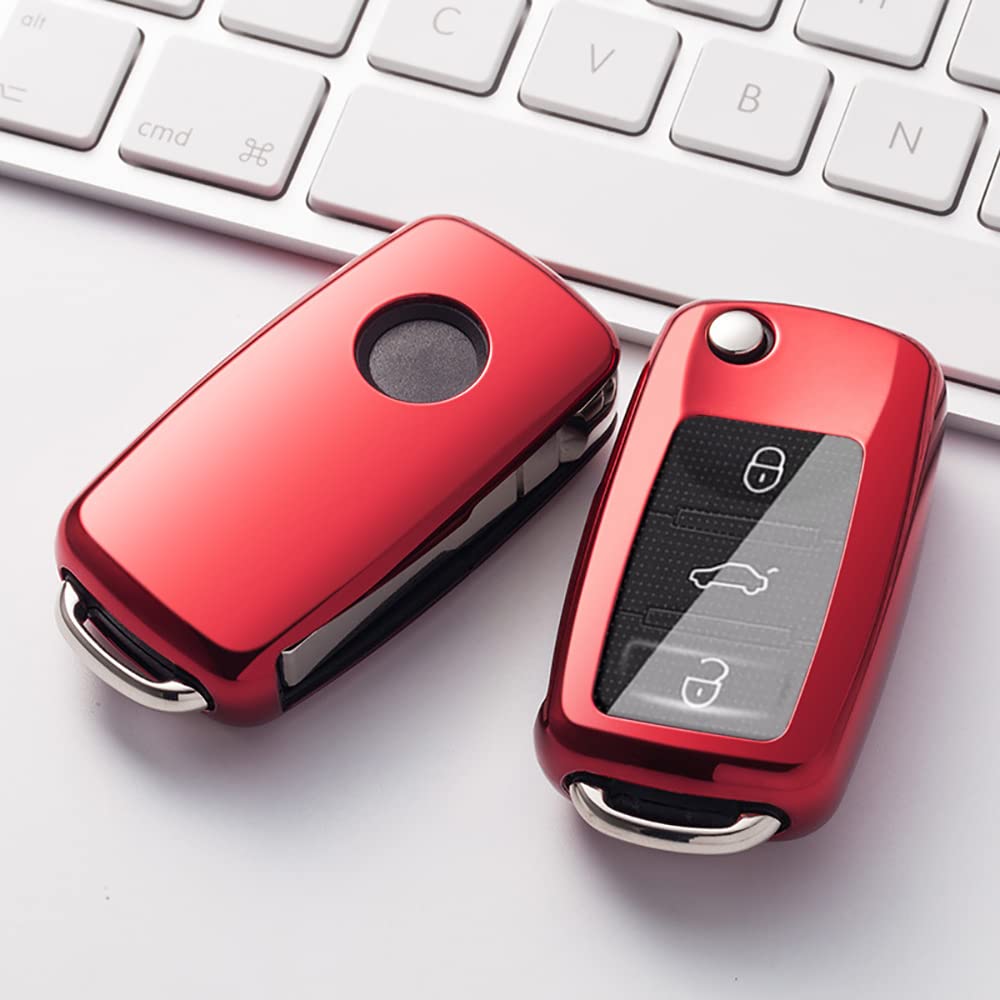 Volkswagen Exclusive Key Case Genuine Leather Key Chain Beetle Golf Polo Polo Passat Tiguan