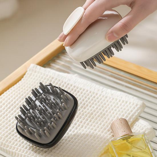 Kopfhautmassagegerät Shampoo-Bürste mit Griff, Haarwuchs Schuppenentfernung Kopfhautbürste, Kopfhaut-Peeling-Schrubber für die Dusche