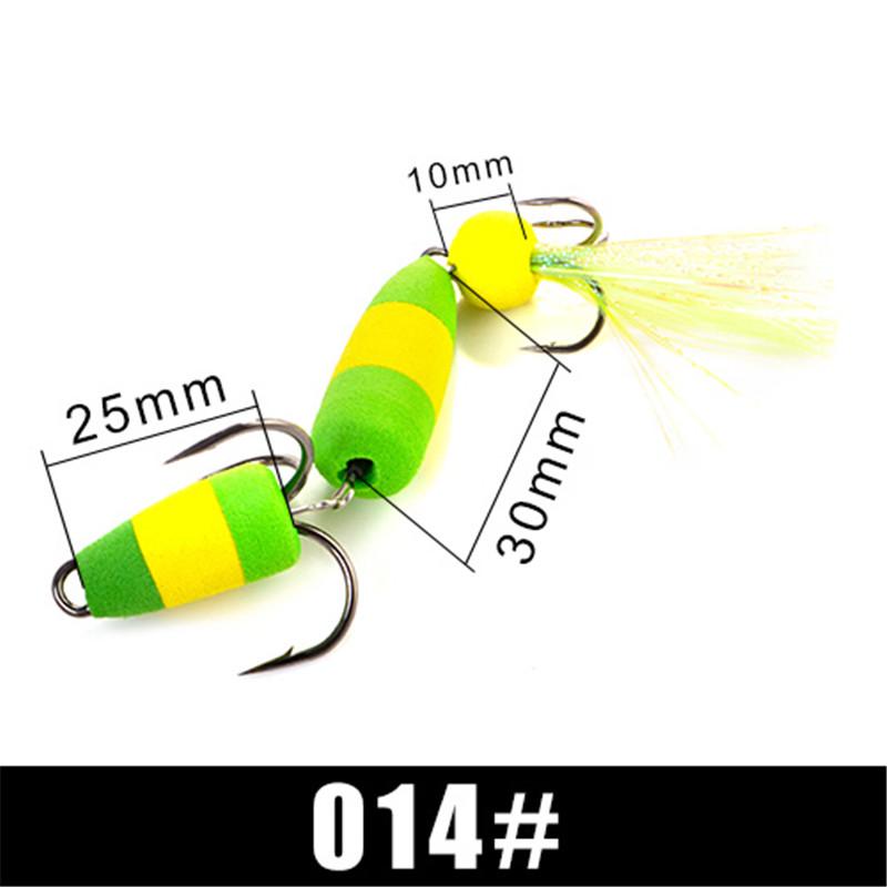 FishKing 1PC Soft Bass Lure Insect Lure With Sharp Hooks Weight 3.4G 4.7G Big/Small Size