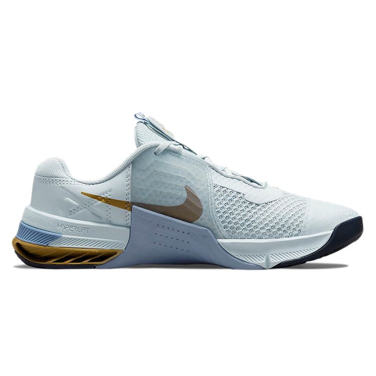 Nike Metcon 7 Pure Platinum Metallic Gold Coin Women Sneakers Blue Ashen-Slate Aluminum CZ8280-049