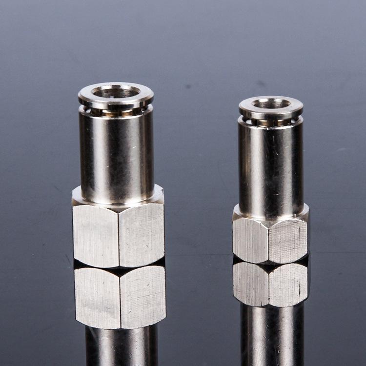 All-Copper Quick Connect Pneumatic Air Tube Connector Speed Control Valve SL4-M5/6-01