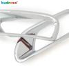 For Jeep Compass 2011 2012 2013 2014 2015 Chrome Car Rear Bumper Fog Light Lamp Cover Trim Tail Foglight Bezel Trims Accessories