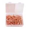 250Pcs Horseshoe Nails Copper Plated Rustproof Equestrian Riding Equipment Pet Supplies 45mm E3