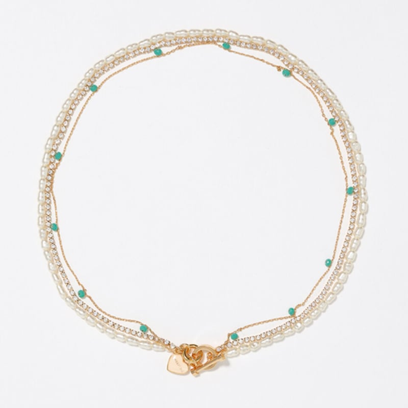 

BIMBA Y LOLA [25FW] BIMBA Y LOLA Gold Chain Pearl Double Layer Necklace B256AIU002IVF Ivory_FREE