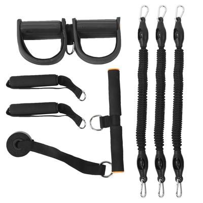 Multifunktions-Fitnesspedal Widerstandsband Fuß Elastisches Zugseil Sit-Up Bauchtrainer