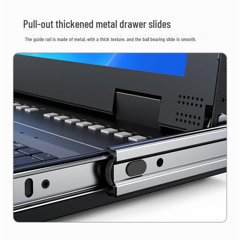 KVM Switch with 17-inch LED Screen & IP Remote Access