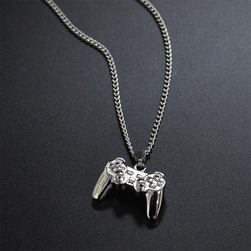 Statement With Style Game Controller Pendant Necklace Instantly Elevate Any Outfit Metal Chain Gift Idea, Sliver