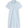 Striped Stretch Breathable Fashion Polo Dress Women Dresses XW08178-CYS