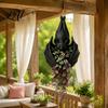 Dark Aesthetic Home Decor Hanging Bat Plant Pot Creative Gothic Planter Halloween Waterproof Garden Basket Decorative Container for Trailing Vines,