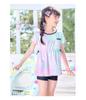 Swimsuit for TD [Arisana] Kids, Girls, Kids, Juniors, Separate, Children's Swimwear, 3-Piece Set, 03. Tie-Dye, 140cm,
