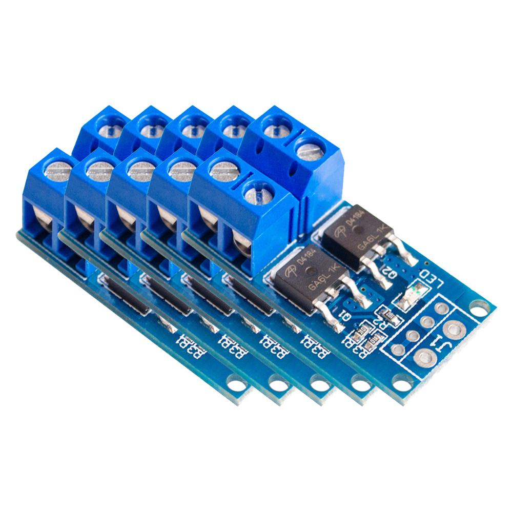 30-1PCS DC 5V-36V PWM Motor Speed Controller MOSFET 15A/30A High Power MOSFET Switch Module for LED/Motor/Pump Control 0-20KHz