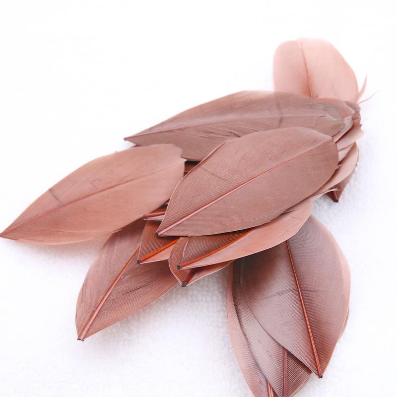 50Pcs26 Color Diy Jewelry Accessories Feather Color Floating Head Feather Goose Feather Craft Decorative Material