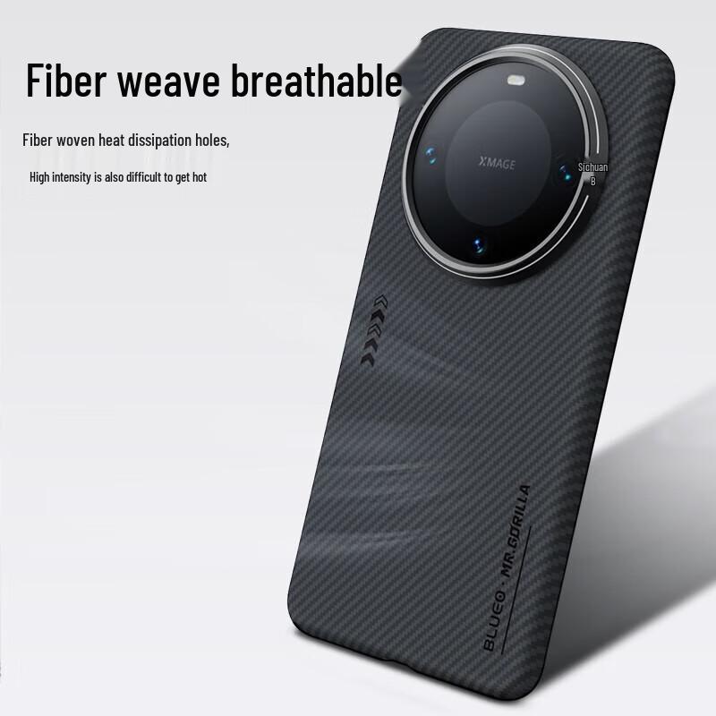 Mr. Blue Gorilla Aramid Fiber Phone Case for Huawei Mate 60 Pro/Pro+