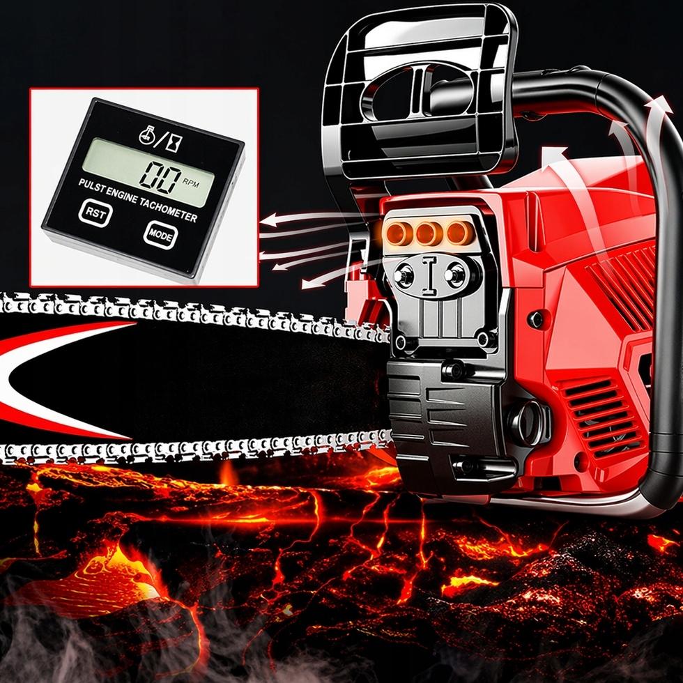 Tachometer, Chainsaw Revolutions Meter, RPM Gauge for Small Engines