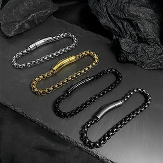 Nordic Viking Wolf Head Titanium Steel Men's Hip-Hop Stainless Steel Bracelet