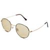 MERRY PLEASURE Sunglasses for Men and Round Boston Thin Narrow Light Colored Lenses Women, Glasses, Style, Frame, Rim, Tinted,