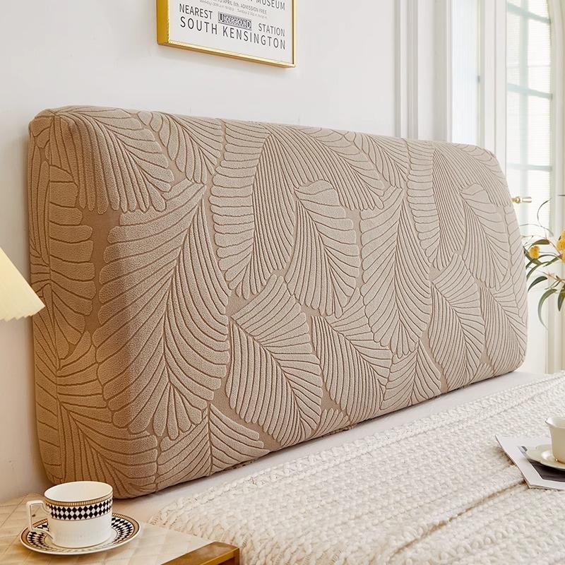 Solid-color Elastic Headboard Cover All-inclusive Headboard Cover Bedroom Dust-proof Cover Backrest Protection Sleeve
