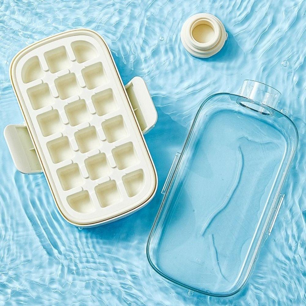 No Touch Design Ice Cube Mold Press Type Ice Make Bottle Cooling Cup Water Bottle  Whiskey Drinks