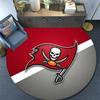 Tampa Bay Buccaneers Round Area Rug,Carpet Rug for Living Room Bedroom Sofa Playroom Decor,Non-slip Floor Mat